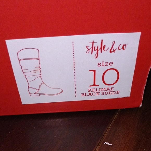 Style & Co. Black Ankle Boots - Picture 4 of 4